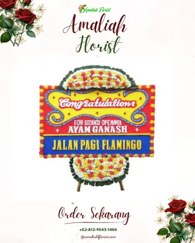 Bunga Papan Congratulation di Majenang